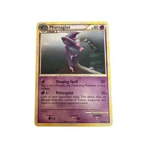 Mismagius Pokemon Card 19/90 Rising Rivals Stage 1 Trading Card Game TCG MP/LP
